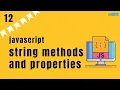 string properties and methods in javascript Javascript tutorial in hindi 12