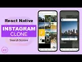 Instagram Clone React Native - Create Search Screen UI