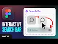 Create an Interactive SEARCH BAR in Figma