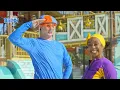 Will It Sink or Float? 🌊 Blippi & Meekah's Waterpark Vehicle Challenge!