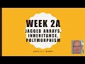 Java2-02a - Jagged Arrays