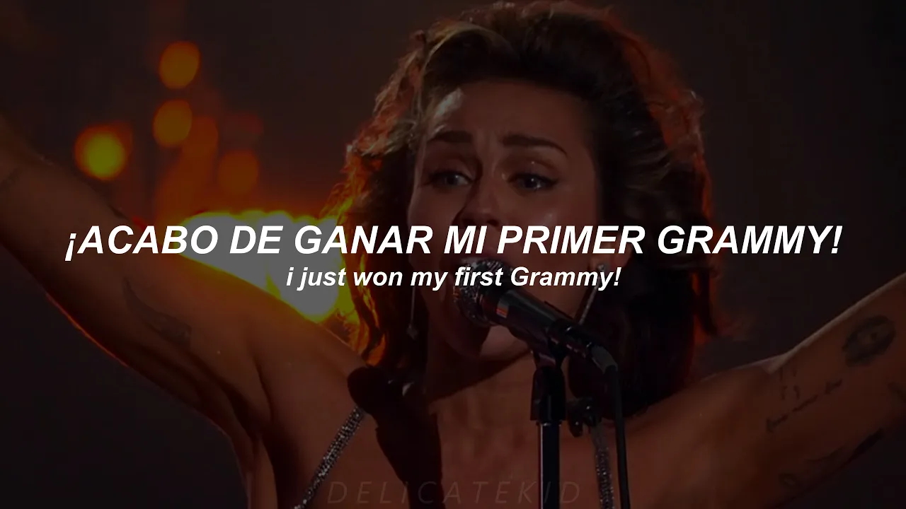 Miley Cyrus - Flowers (Live at GRAMMY's 2024)(Sub/Lyrics)