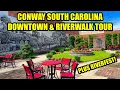 Conway South Carolina Downtown Riverwalk Tour plus Riverfest