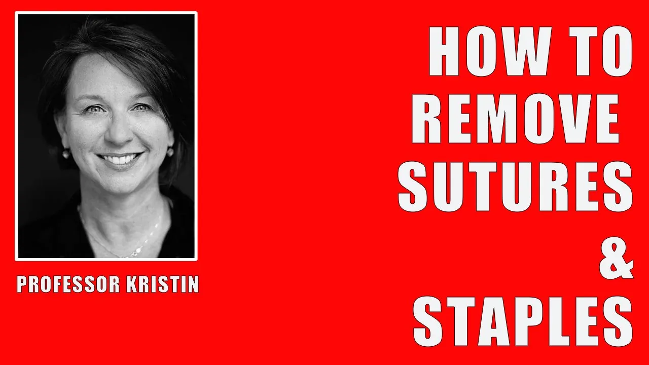 How to remove sutures and staples