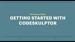 Using CodeSkulptor