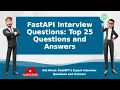 FastAPI Interview Questions and Answers Top 25 chatGPT