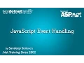 JavaScript Event Handling in ASP NET