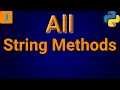 All Python String Methods