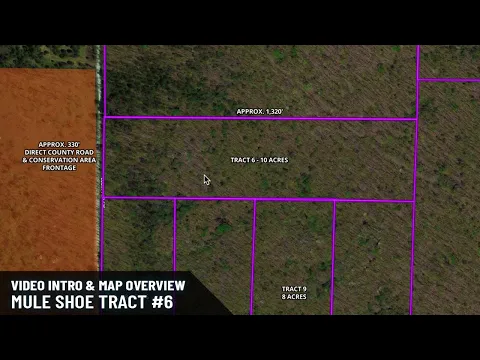 Map Overview - Owner Financed for Sale Land bordering Public Land in the Ozarks! - MC06 #land