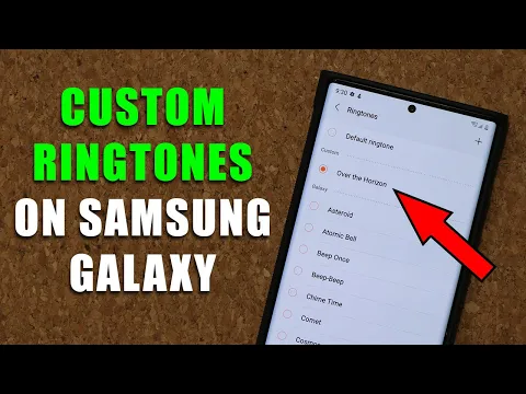 Download MP3 How to Set ANY Song as Custom Ringtone on your Samsung Galaxy Smartphone