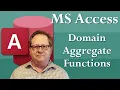 Microsoft Access Domain Aggregate Functions