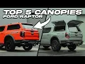 Top 5 Best Hardtop Canopies for Next-Gen Ford Ranger Raptor