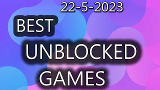 Best Unblocked Games For School Chroomebook