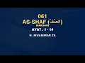 Download Lagu Al-Qur'an Surat As-Shaf | Murottal Merdu H. Muammar ZA