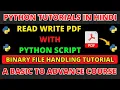 How to Read PDF File in Python How to extract data from pdf using python Python Tutorials