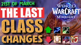 The FINAL Class Changes - Mythic Week M Tuning