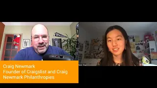 Craig Newmark founder of Craigslist and Craig Newmark Philanthropies on doing good for communities