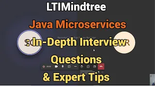 Java 8 Microservices Key LTI Mindtree Interview Questions from a Recent Session