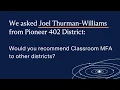 Pioneer SD 402 - Would you recommend Clever Classroom MFA