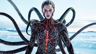 girl survives a helicopter crash and accidentally finds aliens living inside a mountain cave