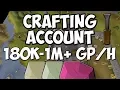 OSRS Crafting Account - Topaz Profit Per Hour