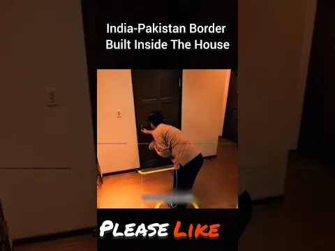 India-Pakistan Border Built Inside The House #shorts #shortvideo