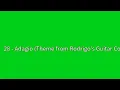28   Adagio Theme from Rodrigo's Guitar Concerto David Jaggs
