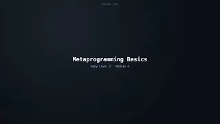 Ruby Level 2 Deep Dive Modules Closures Exceptions Metaprogramming Enumerable