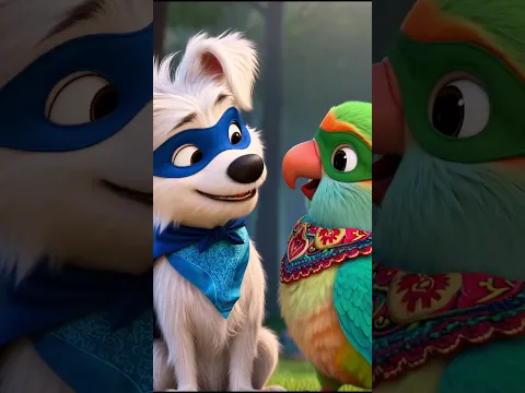 Pinky y Pacotorro siendo los súper héroes de Tululú  #cuentosinfantiles #animation #superhero