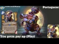 Hearthstone Grimestreet Enforcer card sounds in 14 languages - MSoG