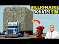 Lagu Burkina Faso’s Youngest Billionaire Donates 1 Million CFA \u0026 40 Tons Of Cement To Traore's Government