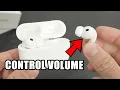 How to Control the Volume on the AirPods Pro 3