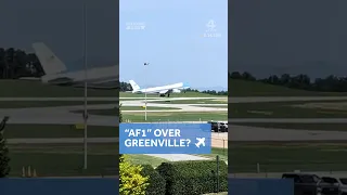 Did Air Force One fly over Greenville
