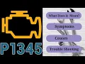 DTC P1345 Overview Variable Valve Timing Sensor - Circuit Malfunction