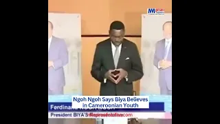 Biya Believes In Cameroonian Youths Ferdinand Ngoh Ngoh 