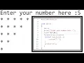 pattern question part 2 c programing Easy explanation vs code