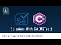 Selenium Part2 How To Work with Assertion
