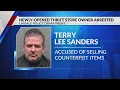 Lindale store owner arrested after dozens of counterfeit items found