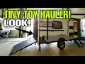 Smallest 18ft TOY HAULER Travel Trailer RV MUST SEE