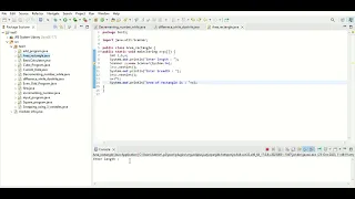 How to find the Area of rectangle using java eclipse