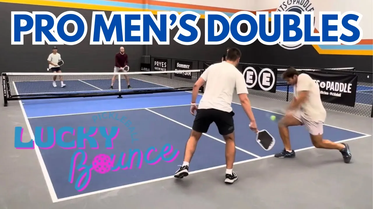 Men’s pro doubles bracket game summer slam & jam tournament ￼ Pints & Paddle￼ 