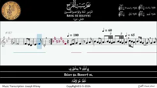المزمور                      أنا الصغير في إخوتي   قبطي  عربي   سبت الفرح   بالنوتة الموسيقية دندنها