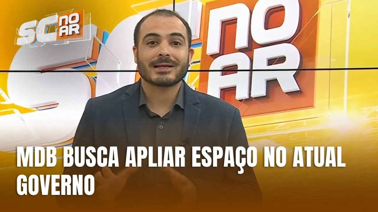 MDB busca ampliar espaço no governo de Jorginho Mello; análise de Upiara Boschi
