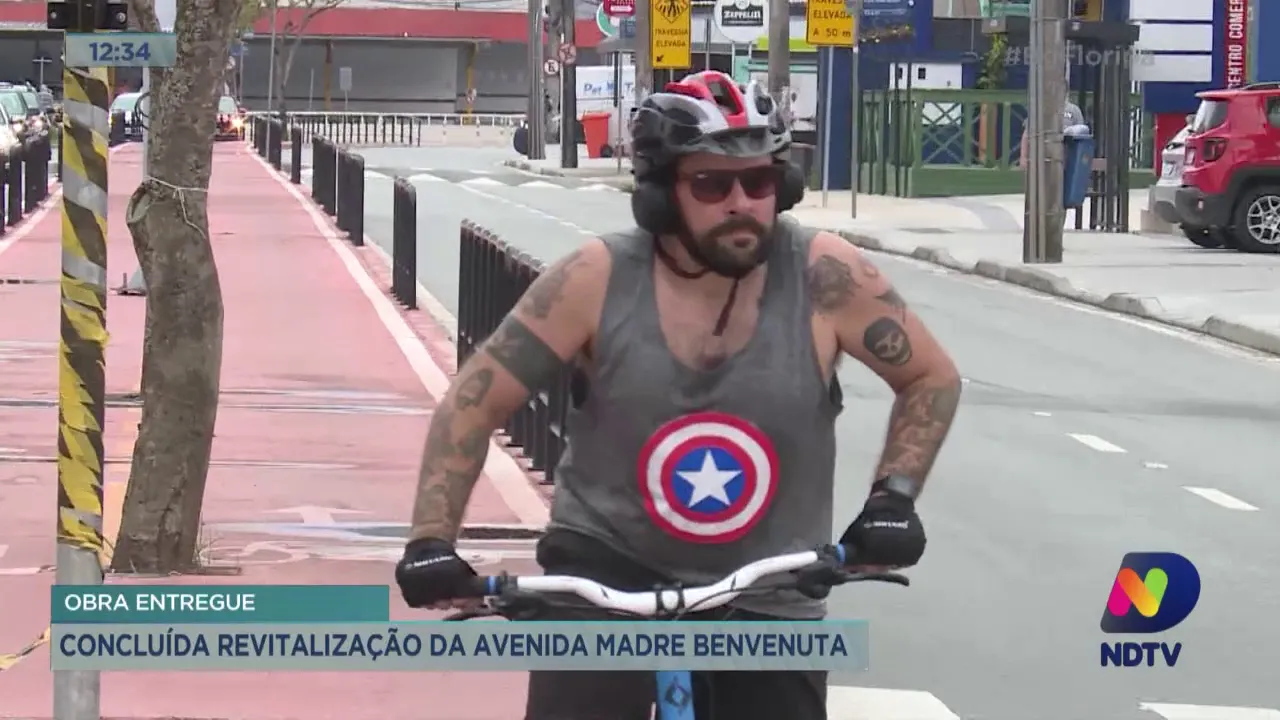 Concluída revitalização da Avenida Madre Benvenuta