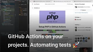 GitHub Actions on your projects Automating GitHub tests