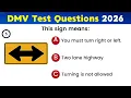 DMV Test Questions 2026 - Test 5 Real Exam Questions Answers