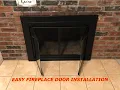 How To Install Fireplace Doors Pleasant Hearth