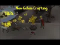 NEW Efficient Golem Crafting day 1 guide - 182k OSRS Ironman