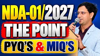 NDA-01/2027 ๐ฅ THE POINT | PYQ's & MIQ's | Coordinate Geometry by Mukesh Sir | NDA Maths Preparation