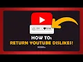 Download Lagu How To: See The Dislikes On YouTube - (Tutorial)